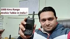 5000 Kms Best Long Range Walkie Talkie in India Price, Range Test,Review and unboxing