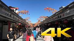 Tokyo Asakusa Temple / Sensō-ji -金龍山浅草寺 - 4K Ultra HD