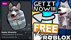 FREE ACCESSORY! HOW TO GET Husky Givenchy Backpack! (ROBLOX Givenchy Beauty House EVENT)