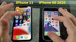 iPhone 11 vs iPhone SE 2020 Speed Test