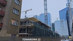 Warszawa / Warsaw Budowa Towarowa 22 - budowa budynku B / Construction of Towarowa 22 - 06.01.2024