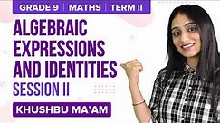 CBSE Class 9 Maths (Term-2) Exam Prep: Algebraic Expressions and Identities (Chapter 2)