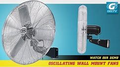 Wall Mount Fan Oscillating Deluxe 24"