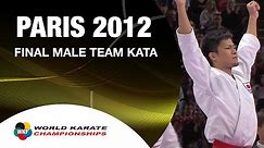 (2/2) Karate Japan vs Italy. Final Male Team Kata. WKF World Karate Championships 2012