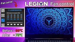 Lenovo LEGION Gaming Laptops | Fan Control | Set a Fan Curve and LOWER temperatures!