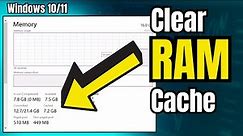 How to Clear RAM Cache in Windows 10/11 (2024) | 🚀 Make Computer Faster
