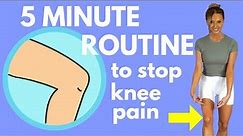 5 Best Exercise to Stop Knee Pain - 5 Minute Knee Routine to Help Strengthen Your Knees