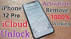 Remove Activation Lock iPhone 12 Pro✔️Unlock iCloud Lock ✔️1000% Success Method