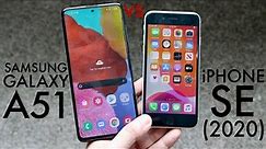 iPhone SE (2020) Vs Samsung Galaxy A51! (Comparison) (Review)