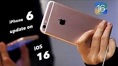 Install iOS 16 on iPhone 6 😘|| Get ios 16 on iPhone 6
