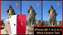 iPhone SE 1 vs iPhone SE 2 vs iPhone SE 3 - Blind Camera Test!