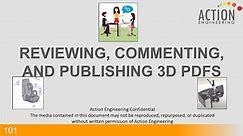 COURSE 108: Reviewing & Commenting 3D PDFs