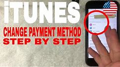 ✅ How To Change Payment Method On iTunes From Start To Finish 🔴