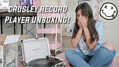 Crosley Record Player Unboxing + Vinyl Haul