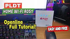 PLDT Home Wi-Fi R051 V008 Openline Full Tutorial 2023 | INKfinite