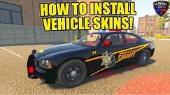 HOW TO INSTALL MODS IN FLASHING LIGHTS GAME | Installing Vehicle Skins In Flashing Lights