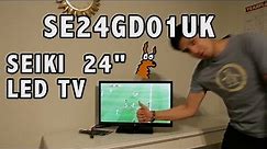 Seiki LED TV SE24GD01UK Unboxing, Test and Review