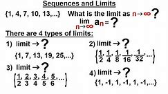 Calculus 2: Infinite Sequences and Series (3 of 62) Sequences and Limits