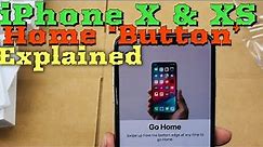 How To Use iPhone X & XS Home "Button"