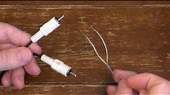 How to Connect Speaker Wire to RCA Plug