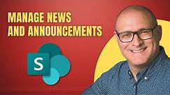 How to manage News and Announcements in SharePoint Online