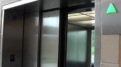 Kone Glass Monospace MRL Elevators at Monk St Parking Garage, Columbia, MO