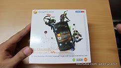 Sony Ericsson Live with walkman android phone unboxing
