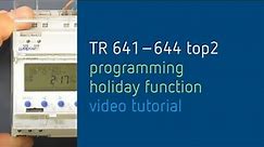 Digital time #switch with yearly programme TR 641 - 644 top2, #holidays