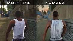 GTA SA: Definitive Edition vs Modded Original (Comparison)