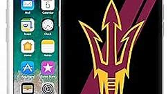 Head Case Designs Officially Licensed Arizona State University ASU Stripes Soft Gel Case Compatible with Apple iPhone 7 Plus/iPhone 8 Plus