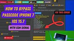 How To Bypass Passcode Iphone7 WITH UnlockTool🔥 || Fix Error BootingRAMDISK..Fall🔥/👉COMPL.TUTORIAL