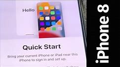 Use Quick Start to transfer data to a new iPhone 8 | iPhone 8 Plus