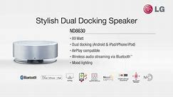 (Reupload) Stylish LG Wireless Docking Speakers