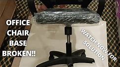 HOW TO REPLACE A CHAIR BASE | DIY | SO EASY