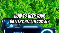 Battery Health 100%? How?😱 #apple #appleproduct #tech #iphonerepairing #iphone #iphone6 #ios