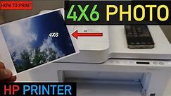 How To Print 4X6 Photo On HP Printer ?