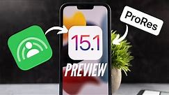 iOS 15.1 Official Release Preview!