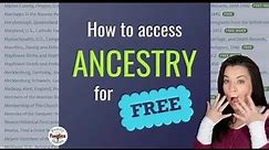 Use THESE Records to Find Your Ancestors For Free on Ancestry