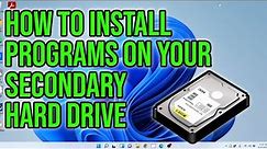 How To Install Games On Your Secondary Hard Drive - Updated Version