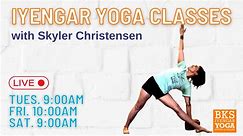 Iyengar Yoga Classes with Skyler Christensen