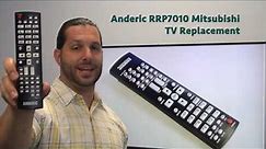 ANDERIC RRP7010 Mitsubishi TV Remote Control - www.ReplacementRemotes.com