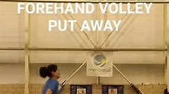 Tennis - Forehand volley. Finishing points at the net is...