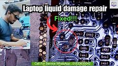 laptop liquid damage repair | How To Fix a Water Damaged Laptop | fixed!!!
