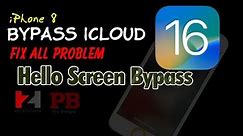 iOS 16 Bypass iCloud Activation Lock iPhone 8 Bypass iCloud id iOS 16 iCloud Bypass