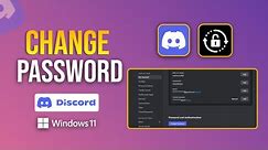 How to Change Discord Password on PC | Reset Discord Password