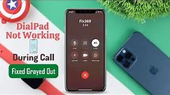 Fix - iPhone Keypad or Dial Pad Not Working During Phone Calls!