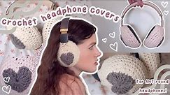 How to crochet covers for almost ANY round headphones! 🎧 🧶 (Beats Studio 3)