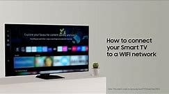 How to connect your Smart TV to a WIFI network| Samsung
