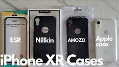 iPhone XR cases Unboxing | NillKiN | ESR | AZOMO | APPLE ORIGINAL CASE