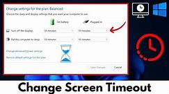 How To Change Screen Timeout in Windows 11 (PC & Laptop) | Computer Sleep Mode Settings